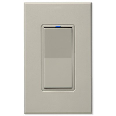PCS PulseWorx UPB Wall Switch-Relay/Dimmer, Light Almond